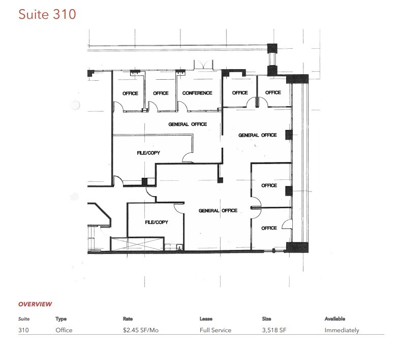 128-130 N Brand Blvd, Glendale, CA à louer Plan d  tage- Image 1 de 1