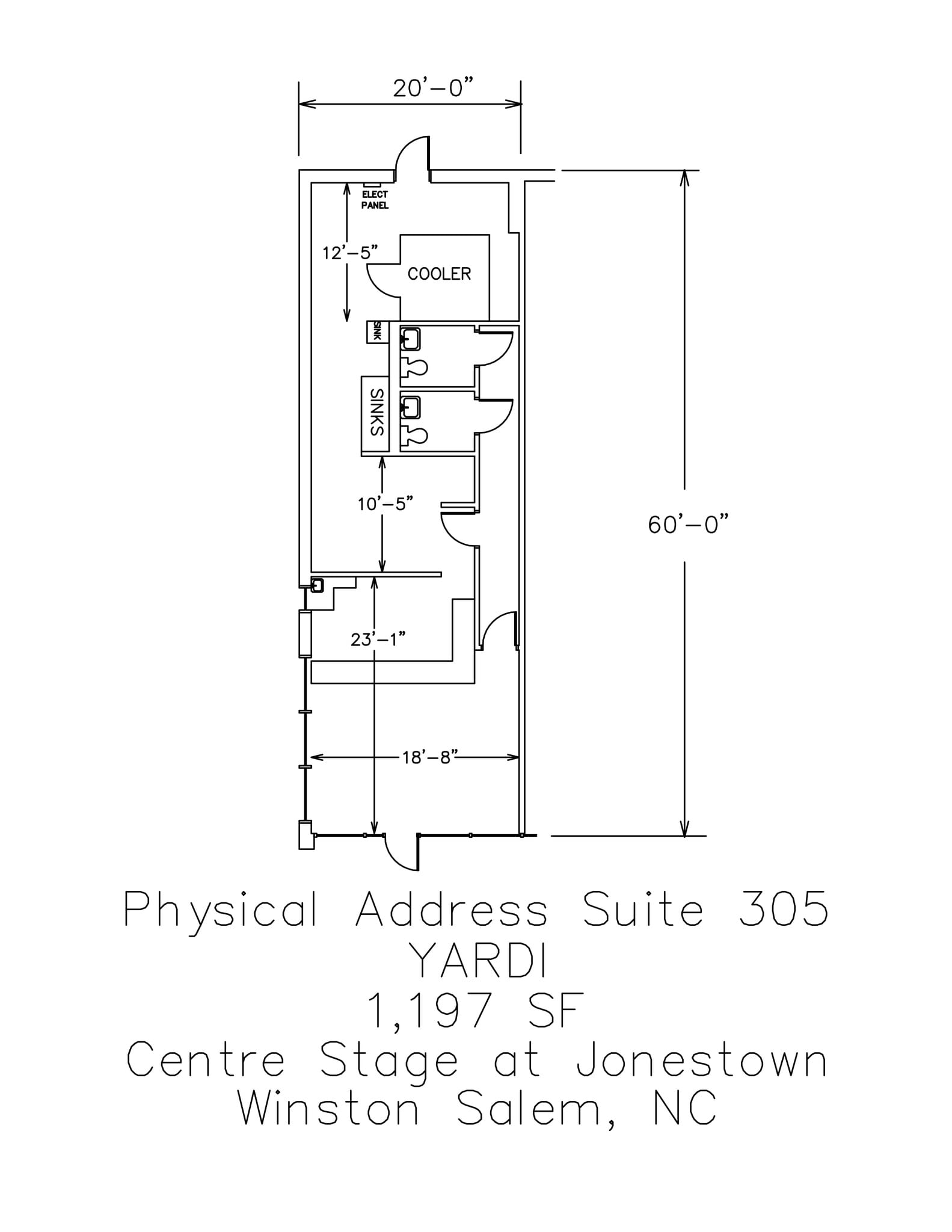 301-401 Jonestown Rd, Winston-Salem, NC for lease Site Plan- Image 1 of 2