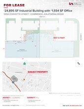 5950 Corvette St, Commerce, CA for lease Site Plan- Image 1 of 2