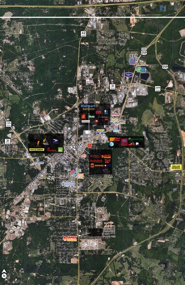 2826 S Henderson Blvd, Kilgore, TX à louer - Aérien - Image 2 de 10