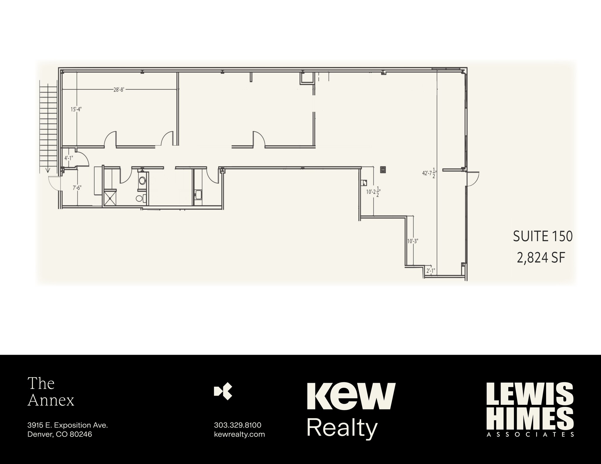 3915 E Exposition Ave, Denver, CO for lease Site Plan- Image 1 of 5