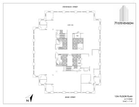 71 Stevenson St, San Francisco, CA for lease Floor Plan- Image 1 of 1