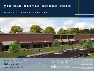 Plus de détails pour 716 Old Battle Bridge Rd, Wendell, NC - Flex à louer