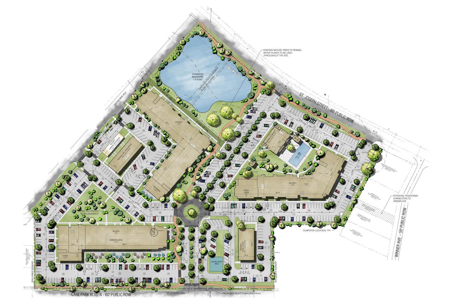 1000 Lake Park Blvd N, Carolina Beach, NC for lease Site Plan- Image 1 of 4