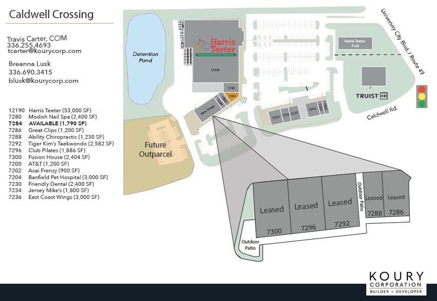 7582 Caldwell Rd, Harrisburg, NC à louer - Photo du bâtiment - Image 2 de 13