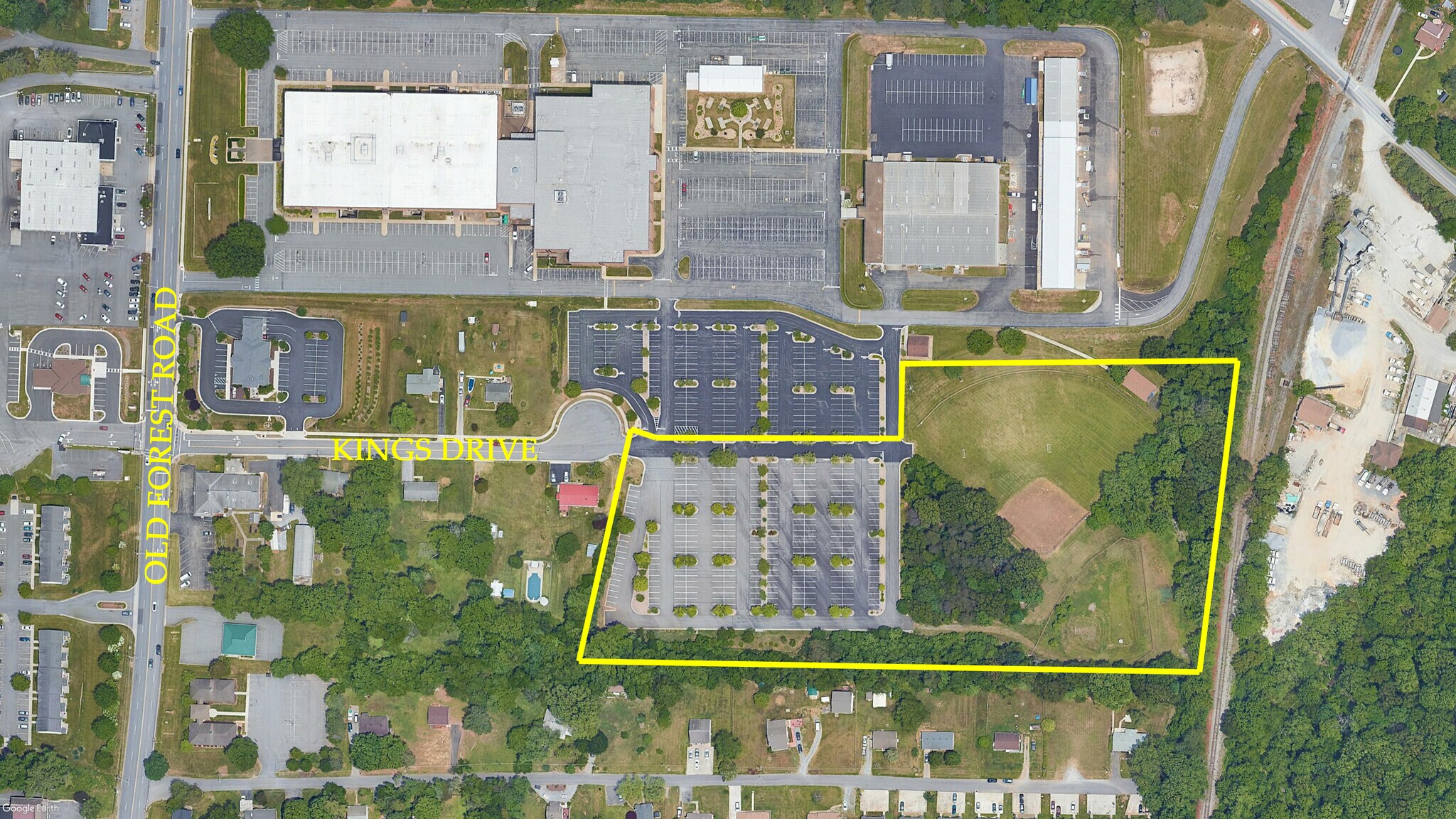 114 Kings, Lynchburg, VA à vendre Aérien- Image 1 de 3