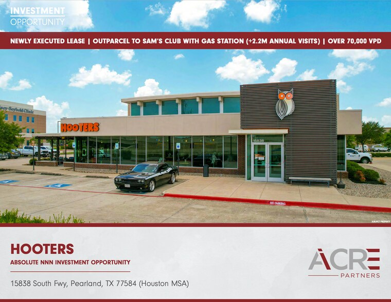 15838 South Fwy, Pearland, TX à vendre - Photo du bâtiment - Image 1 de 3