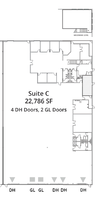 7520 Airway Rd, San Diego, CA à louer Plan d’étage- Image 1 de 2