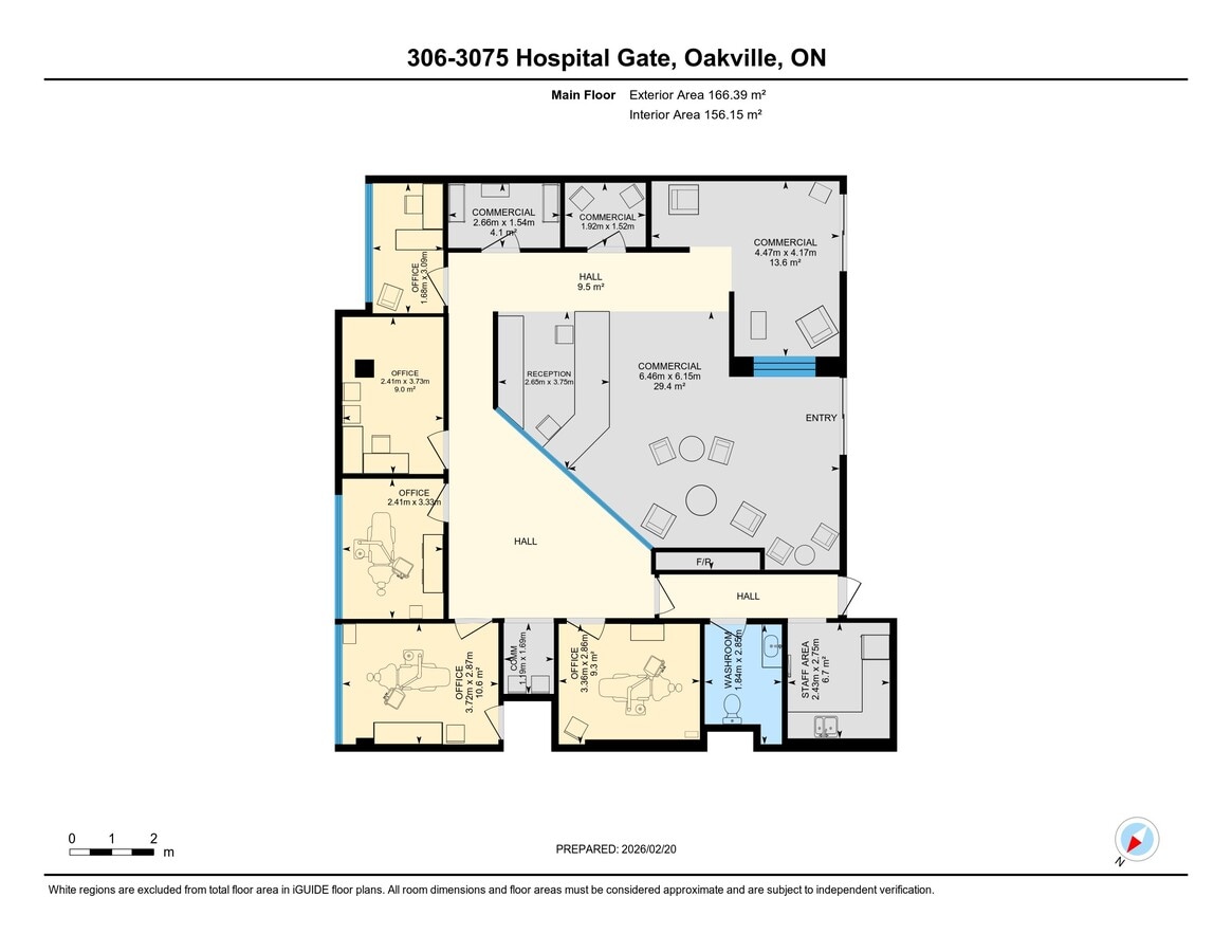 3075 Hospital Gate, Oakville, ON L6M 1M1 - Unité 306 - - Plan d’étage - Image 2 of 2