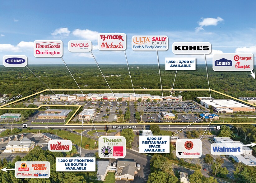 4701-4799 Route 9, Howell, NJ for lease - Aerial - Image 2 of 10