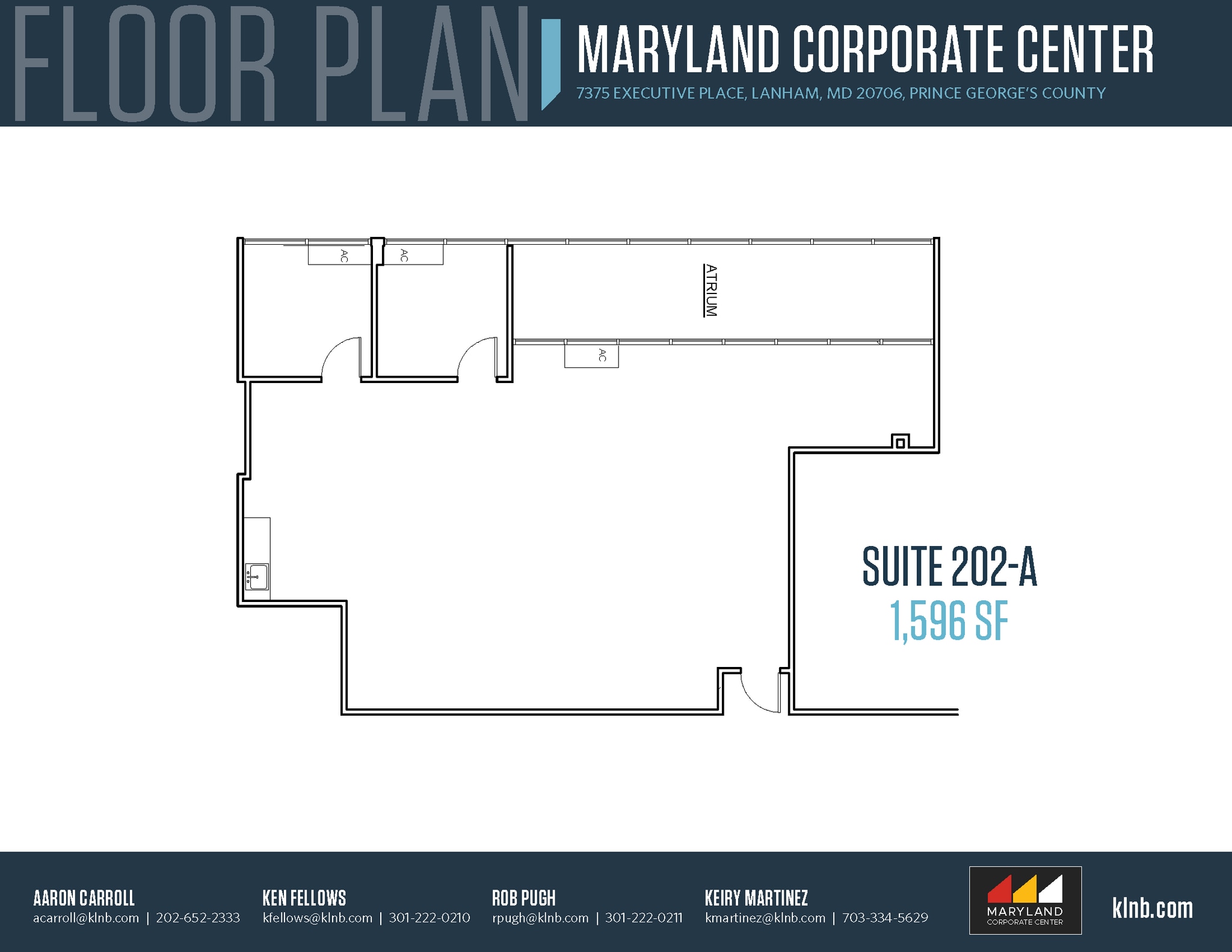 7375 Executive Pl, Lanham, MD for lease Floor Plan- Image 1 of 3