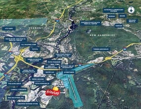 110 Airpark Rd, West Lebanon, NH - AERIAL  map view