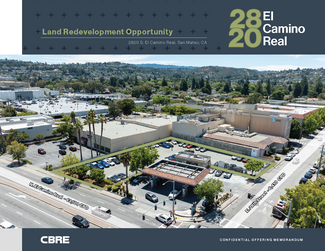 Plus de détails pour 2820 S El Camino Real, San Mateo, CA - Terrain à vendre