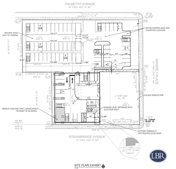 730 E Strawbridge Ave, Melbourne, FL for lease - Site Plan - Image 3 of 3