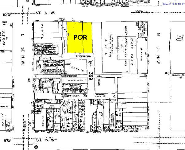 1117 10th St NW, Washington, DC à louer - Plan cadastral - Image 2 de 14