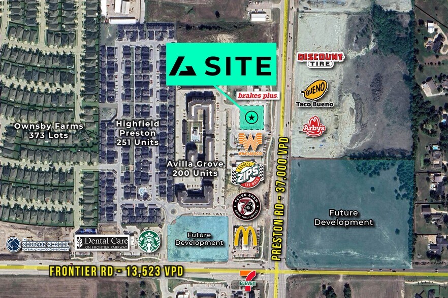 4565 S Preston Rd, Celina, TX à louer - Aérien - Image 3 de 4