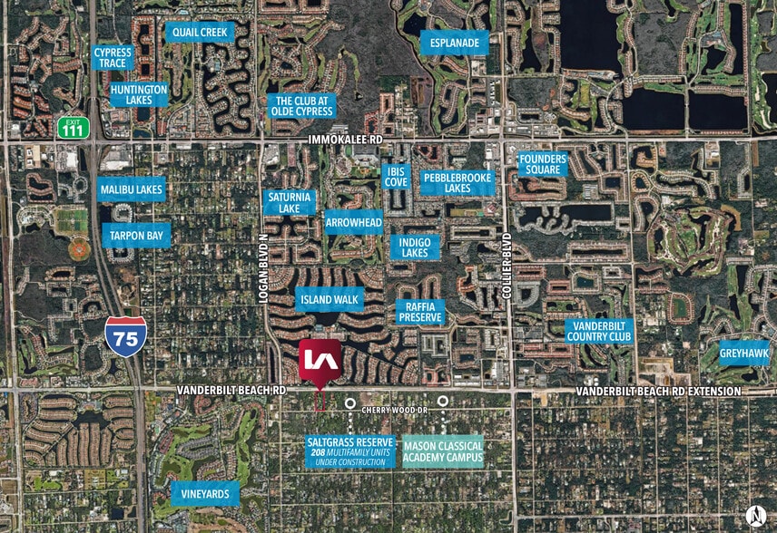 5253 Cherry Wood Dr, Naples, FL à vendre - Aérien - Image 3 de 3
