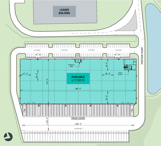 170 Portside Ct, Savannah, GA for lease - Site Plan - Image 2 of 2