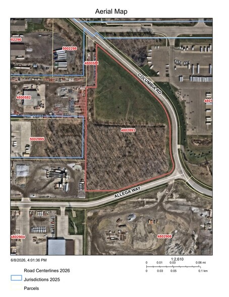 VL Columbia Rd, Richfield, OH for sale - Aerial - Image 2 of 3