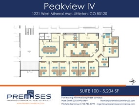 1221 W Mineral Ave, Littleton, CO for lease Floor Plan- Image 1 of 1