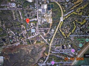 148 Island Dr, Hilton Head, SC - Aerial  map view