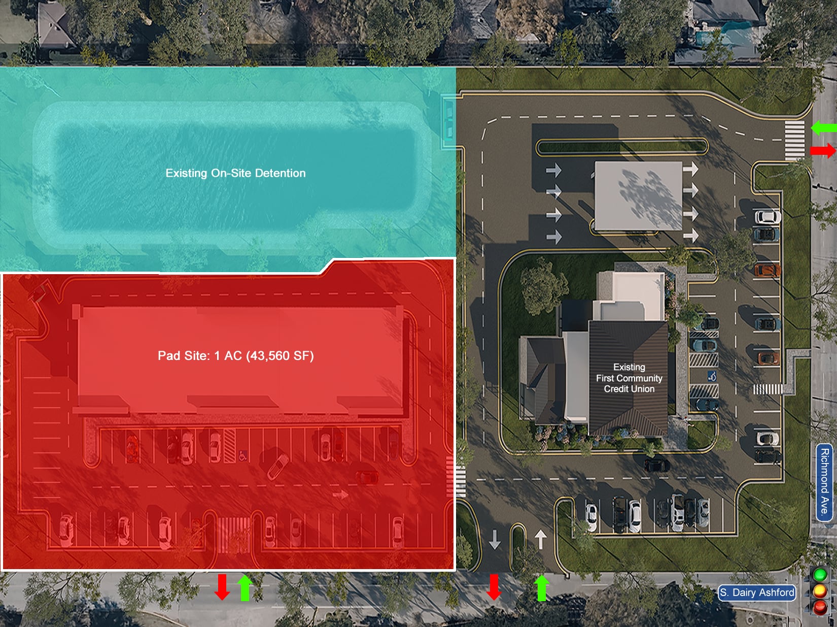 S Dairy Ashford Rd & Richmond Ave, Houston, TX for sale Primary Photo- Image 1 of 12