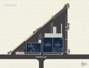 7301 Radford Ave, North Hollywood, CA for lease Site Plan- Image 2 of 10