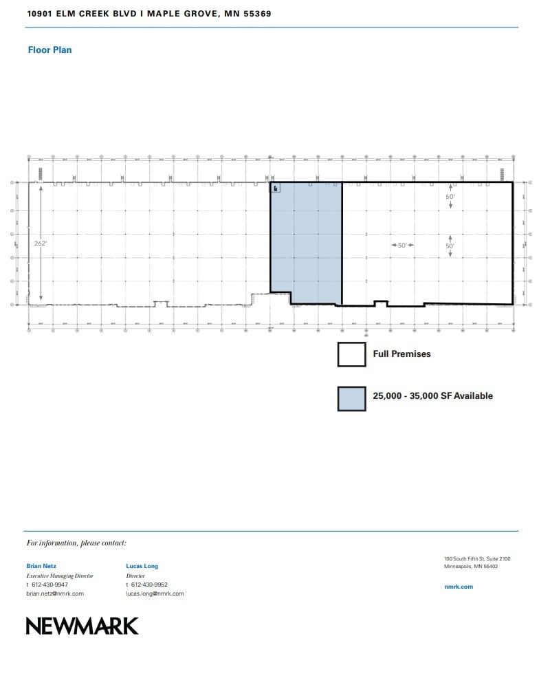 10901 Elm Creek Blvd, Maple Grove, MN for lease Floor Plan- Image 1 of 1