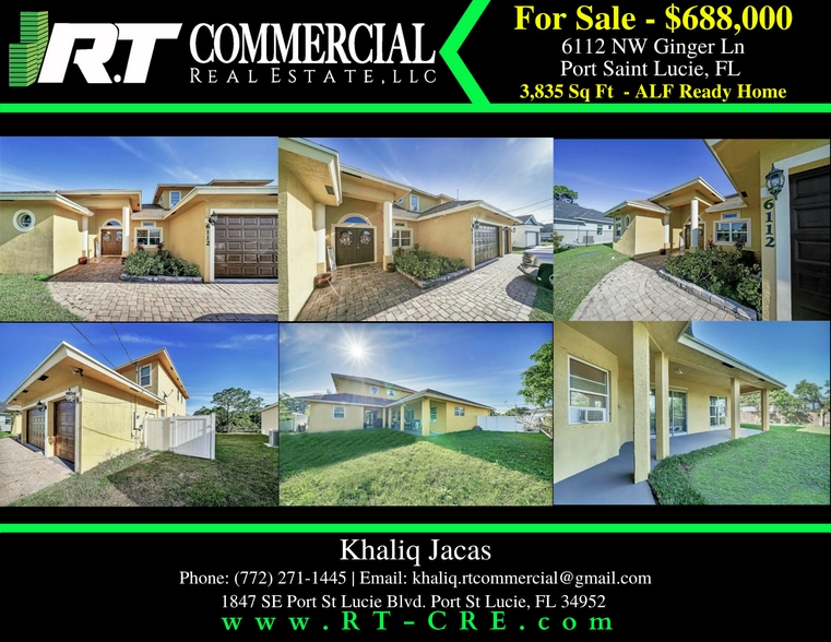 6112 NW Ginger Ln, Port Saint Lucie, FL for sale - Building Photo - Image 2 of 9