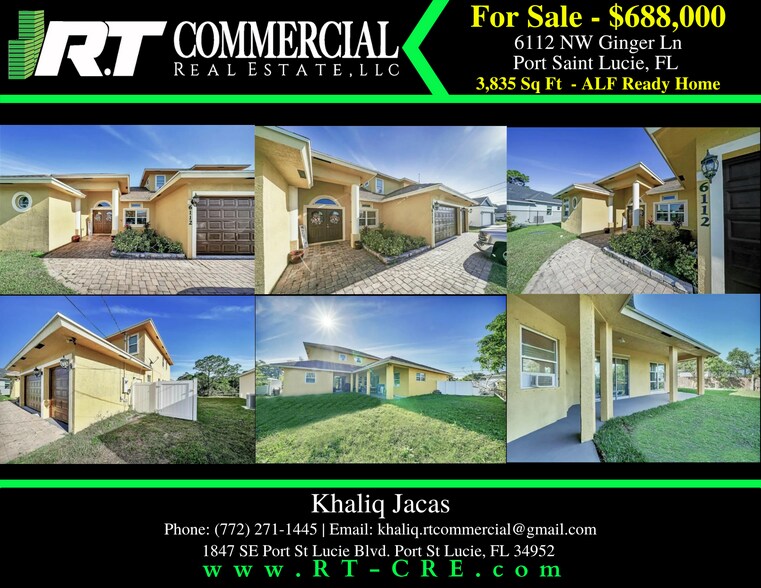 6112 NW Ginger Ln, Port Saint Lucie, FL à vendre - Photo du bâtiment - Image 2 de 9
