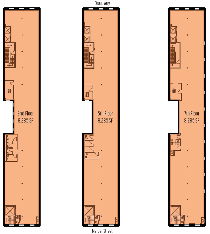 625 Broadway, New York, NY for lease Floor Plan- Image 1 of 15
