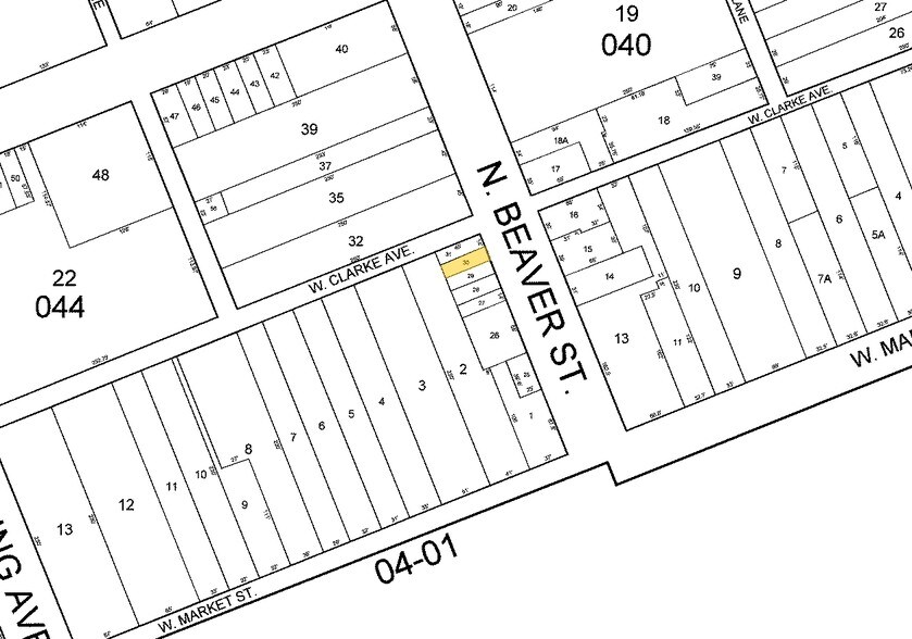 6-8 N Beaver St, York, PA à vendre - Plan cadastral - Image 3 de 3