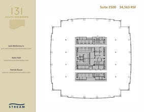 131 S Dearborn St, Chicago, IL à louer Plan d’étage- Image 1 de 1