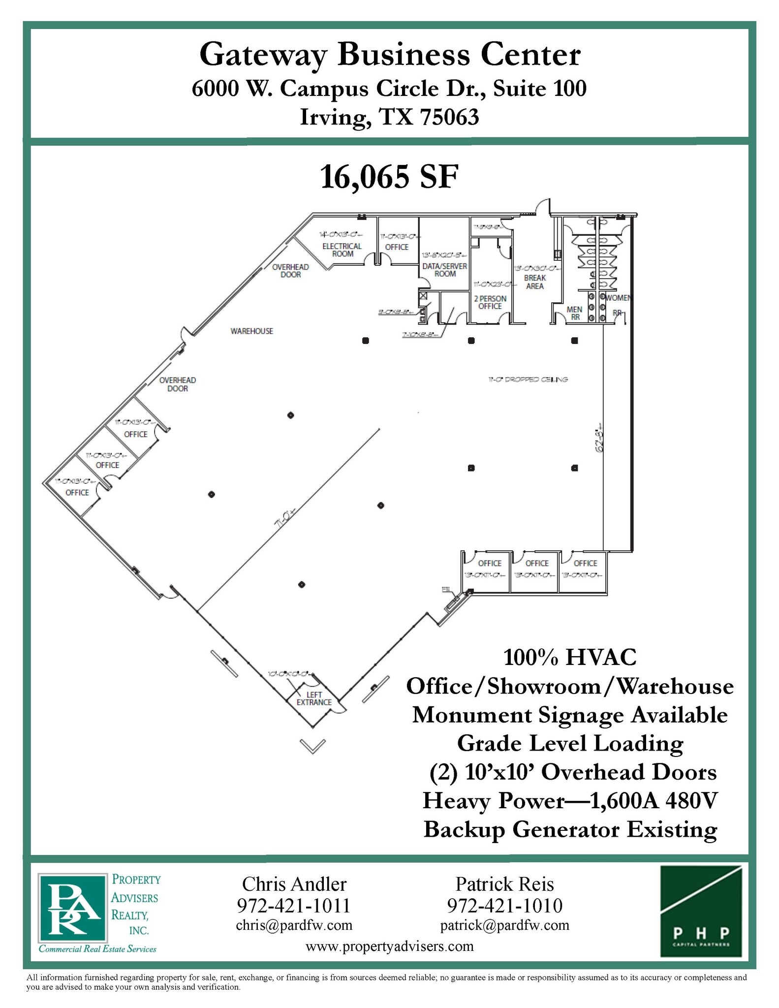 6000 Campus Circle Dr W, Irving, TX à louer Plan d’étage- Image 1 de 2