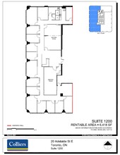 20 Adelaide St E, Toronto, ON for lease Floor Plan- Image 2 of 2