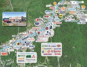 208 High St, Ellsworth, ME - AÉRIEN Vue de la carte