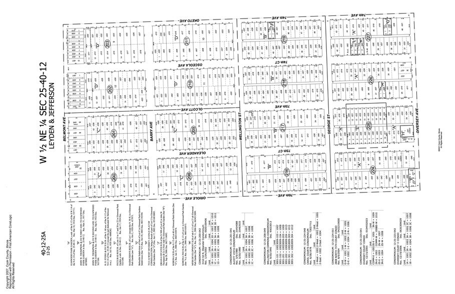 3118 N Harlem Ave, Chicago, IL à vendre - Plan cadastral - Image 3 de 5
