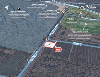 Plus de détails pour SEC Pecos Rd & Ellsworth rd, Mesa, AZ - Terrain à louer