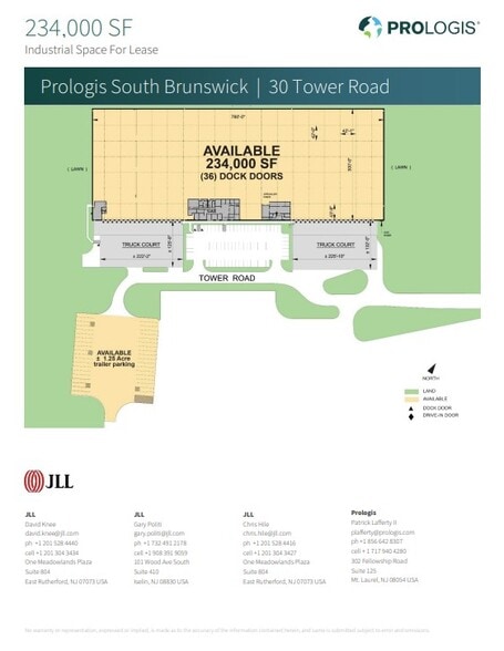 30 Tower Rd, South Brunswick, NJ for lease - Site Plan - Image 2 of 2