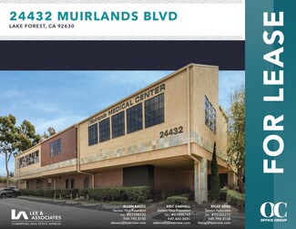 Plus de détails pour 24432 Muirlands Blvd, Lake Forest, CA - Bureau, Médical à louer