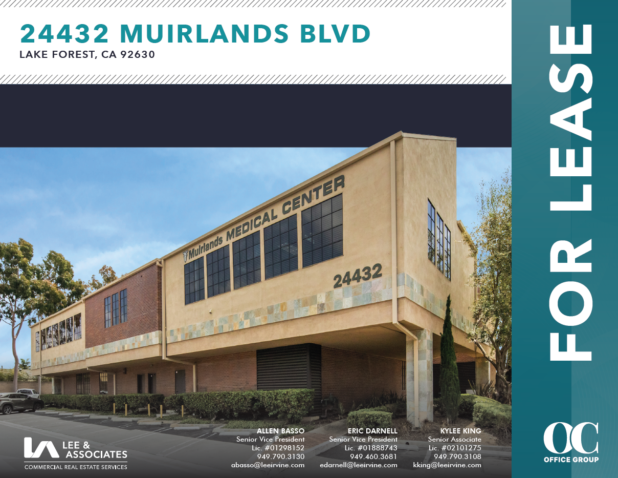 24432 Muirlands Blvd, Lake Forest, CA for lease Building Photo- Image 1 of 8