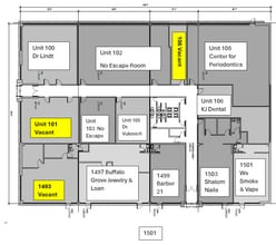 1397-1501 W Dundee Rd, Buffalo Grove, IL for lease Site Plan- Image 1 of 1