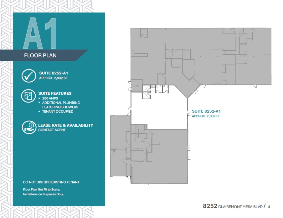 8252-8280 Clairemont Mesa Blvd, San Diego, CA for lease Floor Plan- Image 1 of 1