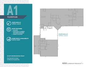 8252-8280 Clairemont Mesa Blvd, San Diego, CA for lease Floor Plan- Image 1 of 1