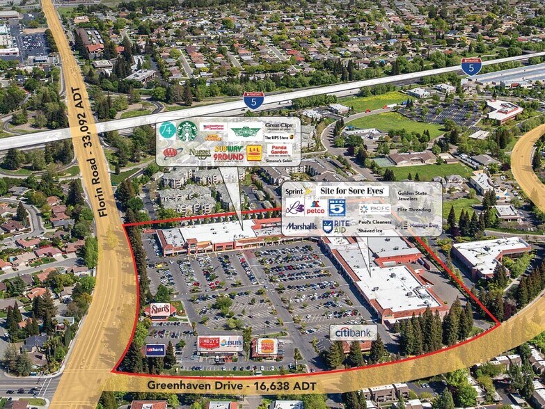 980-1058 Florin Rd, Sacramento, CA à louer - Photo du bâtiment - Image 2 de 6