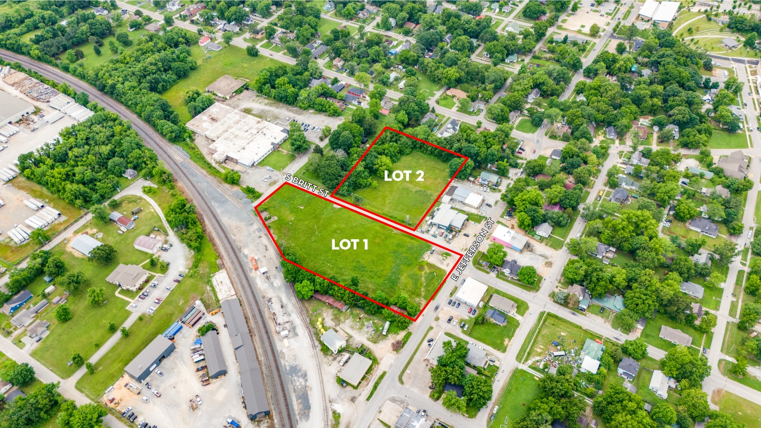 4.74 AC Lots 1 & 2 S. Britt St, Siloam Springs, AR for sale Primary Photo- Image 1 of 7