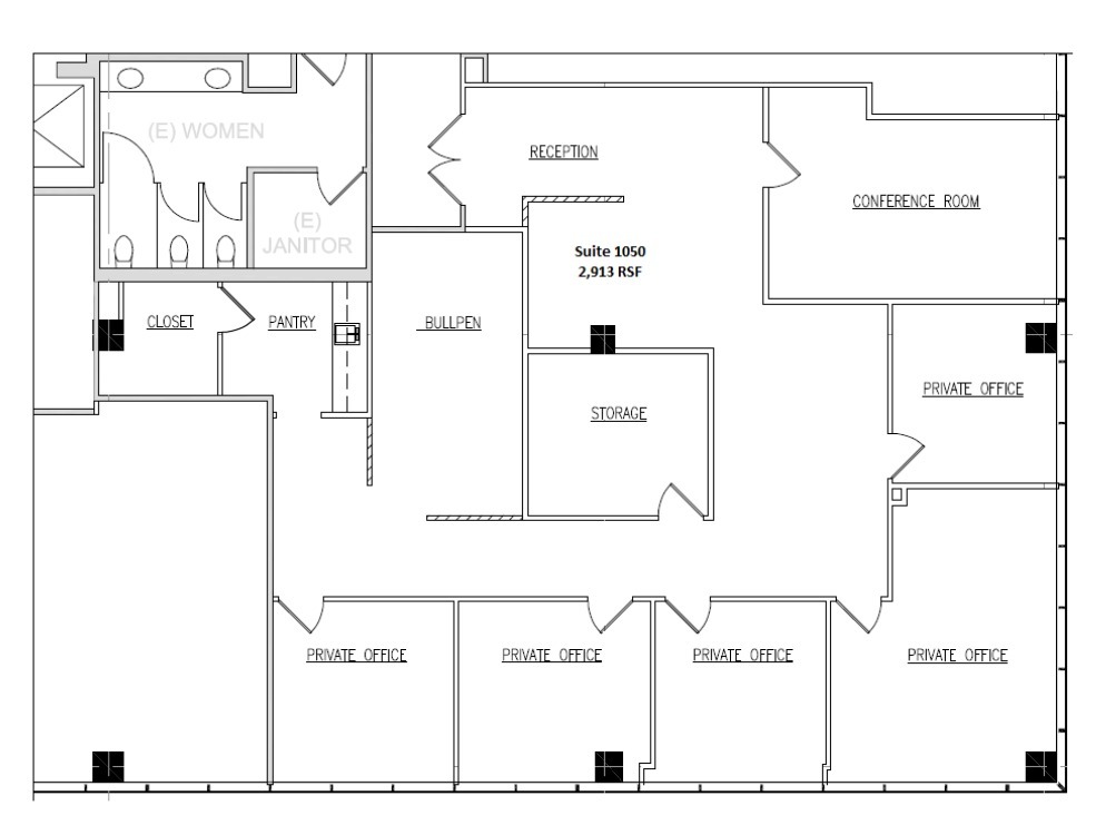 800 S Figueroa St, Los Angeles, CA à louer Plan d  tage- Image 1 de 1