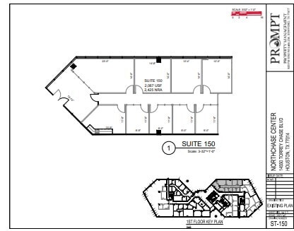 14550 Torrey Chase Blvd, Houston, TX à louer Plan d’étage- Image 1 de 1