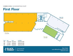 1610 Woodstead Ct, The Woodlands, TX for lease Floor Plan- Image 1 of 1