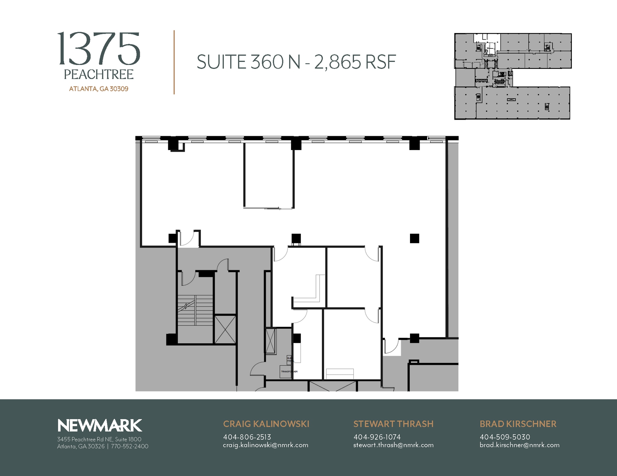 1375 Peachtree St NE, Atlanta, GA for lease Floor Plan- Image 1 of 1